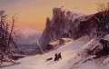 Winter in Switzerland landscape Jasper Francis Cropsey Mountain